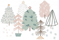 Christmas Tree Sketchbook Collection A