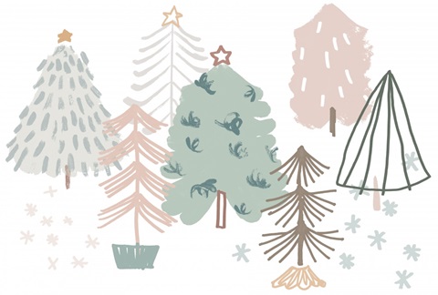 Christmas Tree Sketchbook Collection A