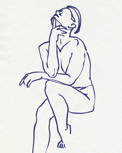 Figure In Blue I