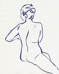 Figure In Blue II