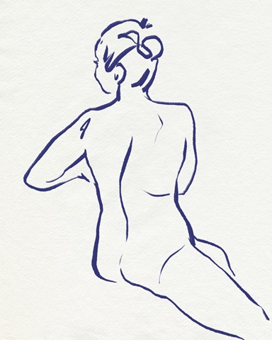 Figure In Blue II