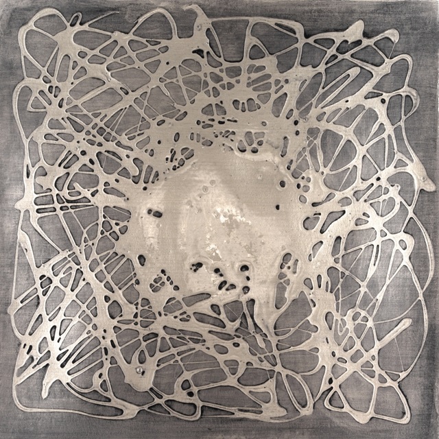 Printed Neuron in Aged Silver