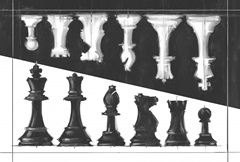 Chess Piece Collection A
