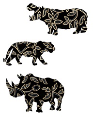 Ornamental Safari Animals II