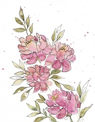 Watercolor Blooms I