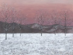 Sunset Snowfall I