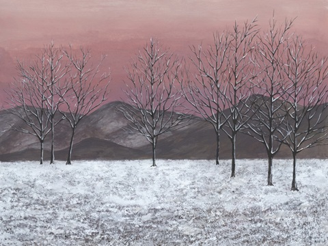 Sunset Snowfall II