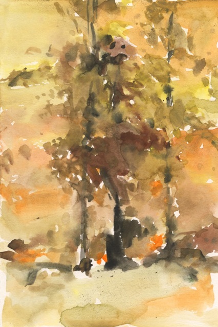 Fall Foliage Watercolor I