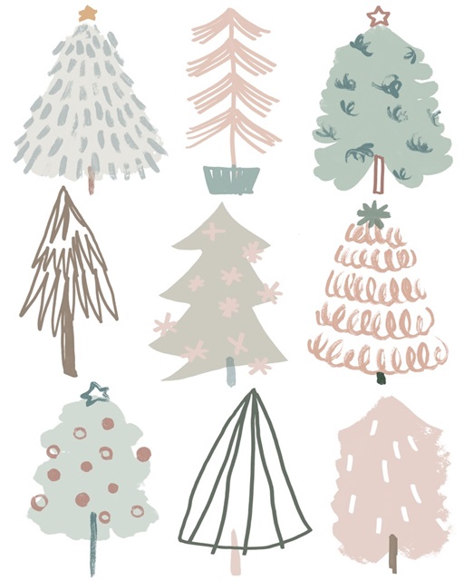 Christmas Tree Sketchbook I
