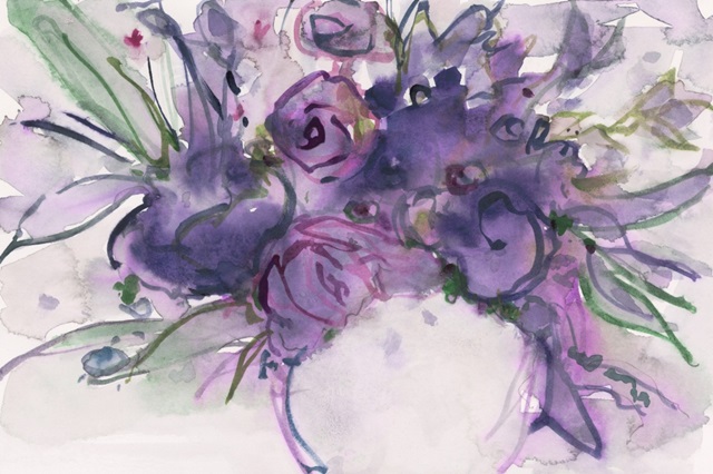 Lavender Floral Splendor I