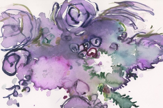 Lavender Floral Splendor II