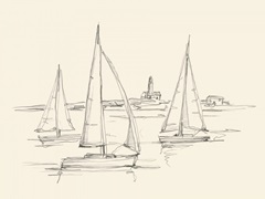 Coastal Contour Sketch II