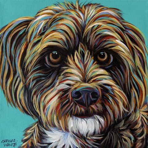 Blue Doodle Brother I