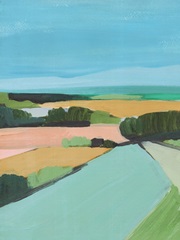 Bright Colored Countryside II