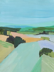 Bright Colored Countryside IV