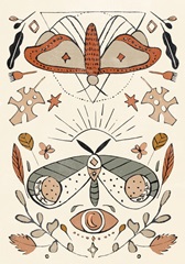 Luna Moths Collection B