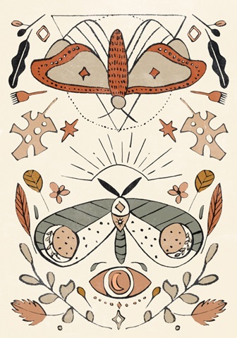 Luna Moths Collection B