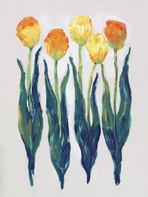 Tulips in a Row I