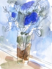 Bunch of Blue Flowers I