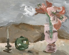 Vase of Pink Flowers II
