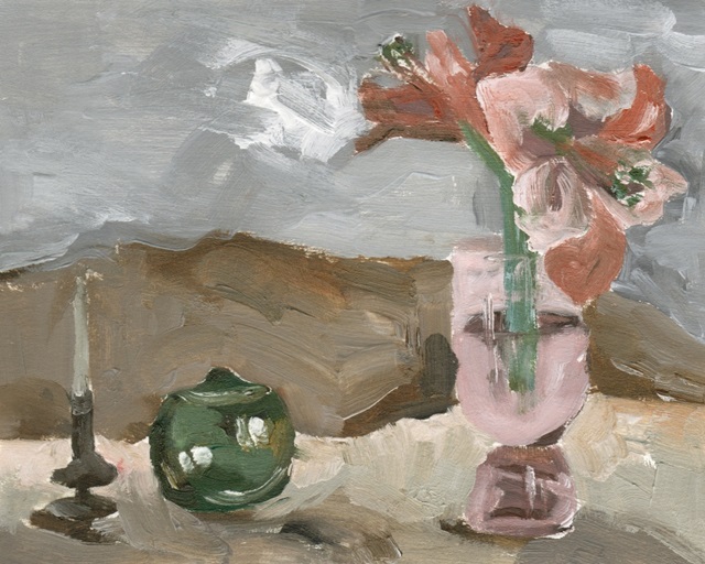 Vase of Pink Flowers II