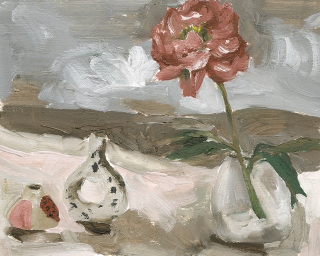 Vase of Pink Flowers IV