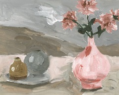 Vase of Pink Flowers VI