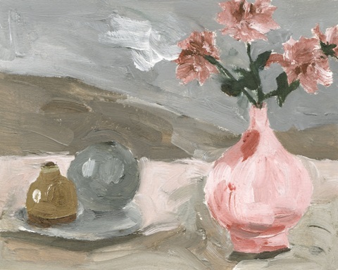 Vase of Pink Flowers VI