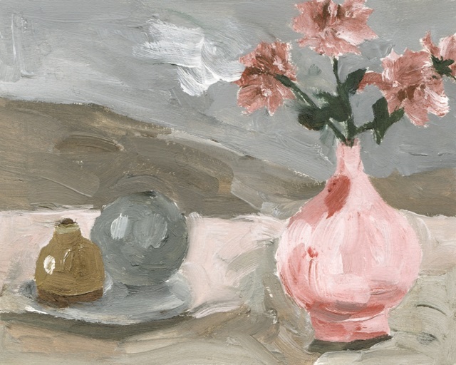 Vase of Pink Flowers VI