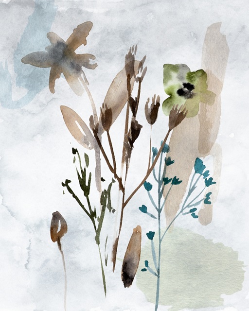 Watercolor Wildflowers II