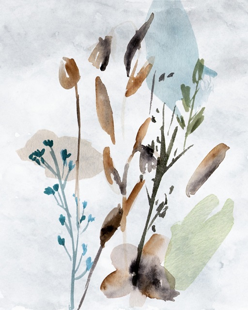 Watercolor Wildflowers V