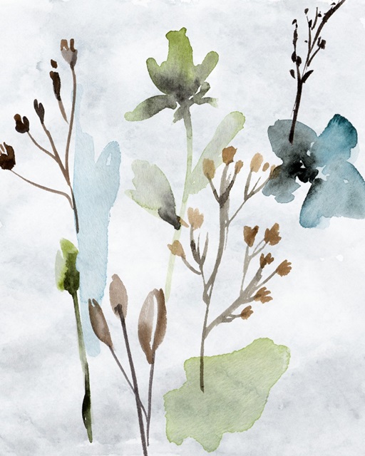 Watercolor Wildflowers VI