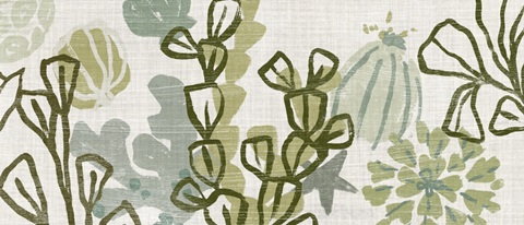 Coral Blockprint Collection D