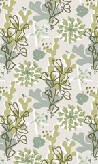 Coral Blockprint Collection E