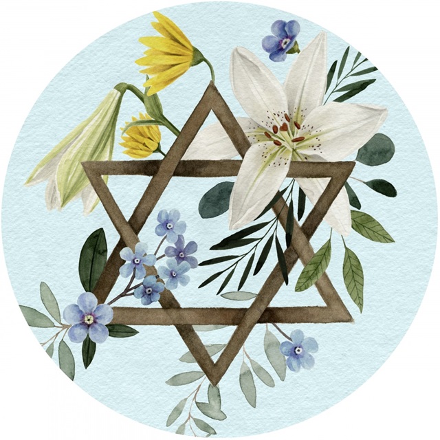 Floral Hanukkah Collection C