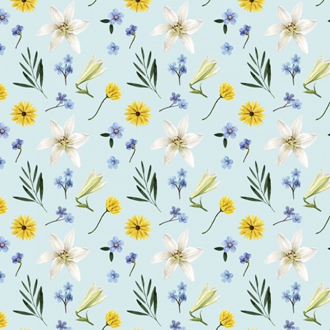 Floral Hanukkah Collection I