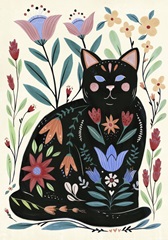 Folksy Feline Collection B