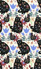 Folksy Feline Collection E