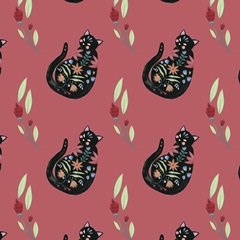 Folksy Feline Collection I