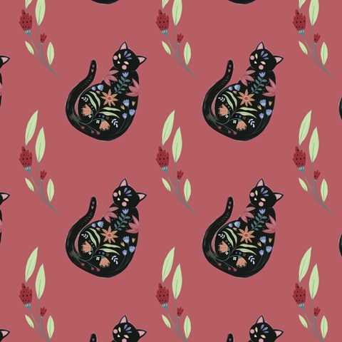 Folksy Feline Collection I