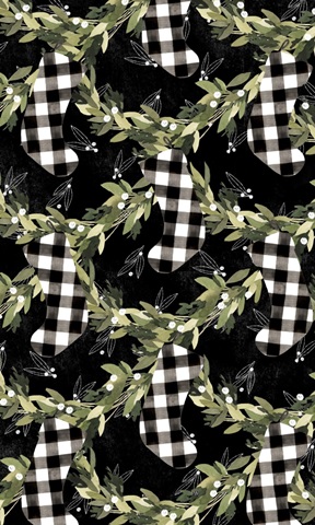 Modern Gingham Christmas Collection E