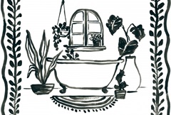 Parisian Bath Sketches Collection A