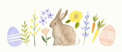 Wildflower Bunny Collection D