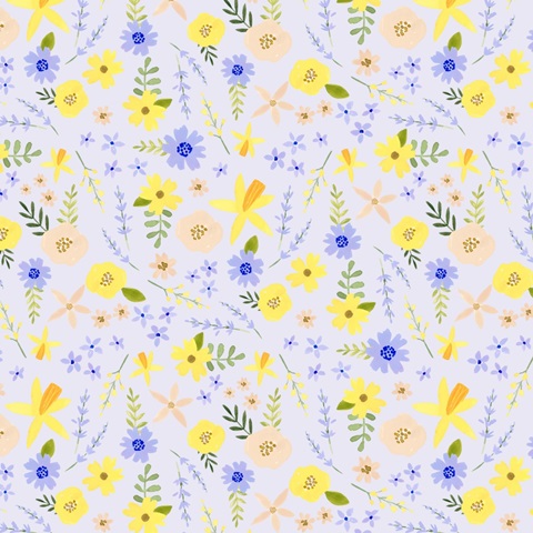 Wildflower Bunny Collection I