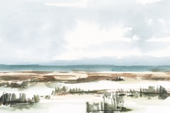 Coastal Wetlands Watercolor I