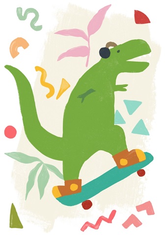 Rollin' Dino Collection B