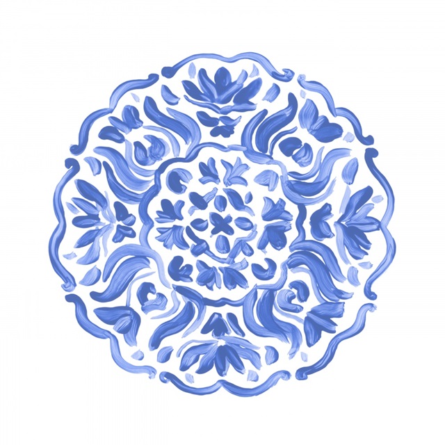 Porcelain Medallion II