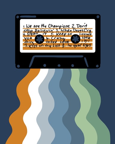 Retro Mixtape & Vinyl I