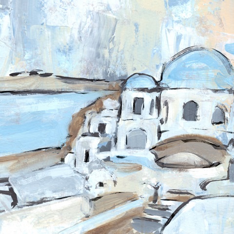 Santorini Rooftops II