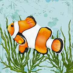 Tropical Fish in Seaweed I